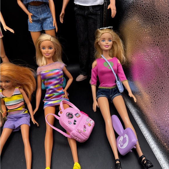 Barbie Dolls W/Ken Lot of 10 W/ Clothes Shoes Extra Accessories (Lot E) Mattel - Picture 7 of 8